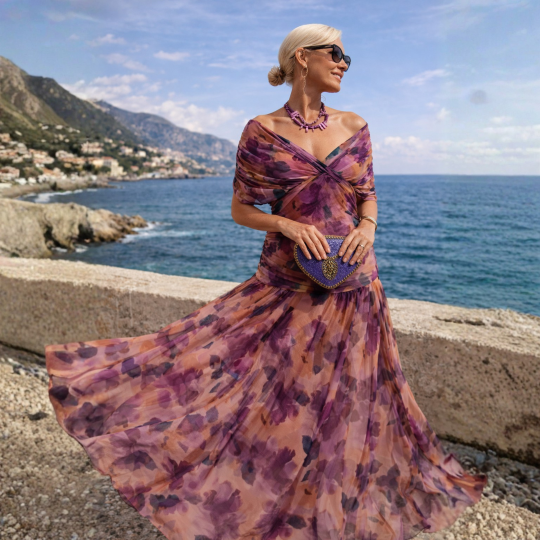 ROSANNA | Off-Shoulder Maxi Dress