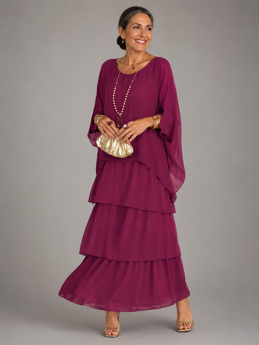 Olivia | Elegant Flowing Maxi Dress