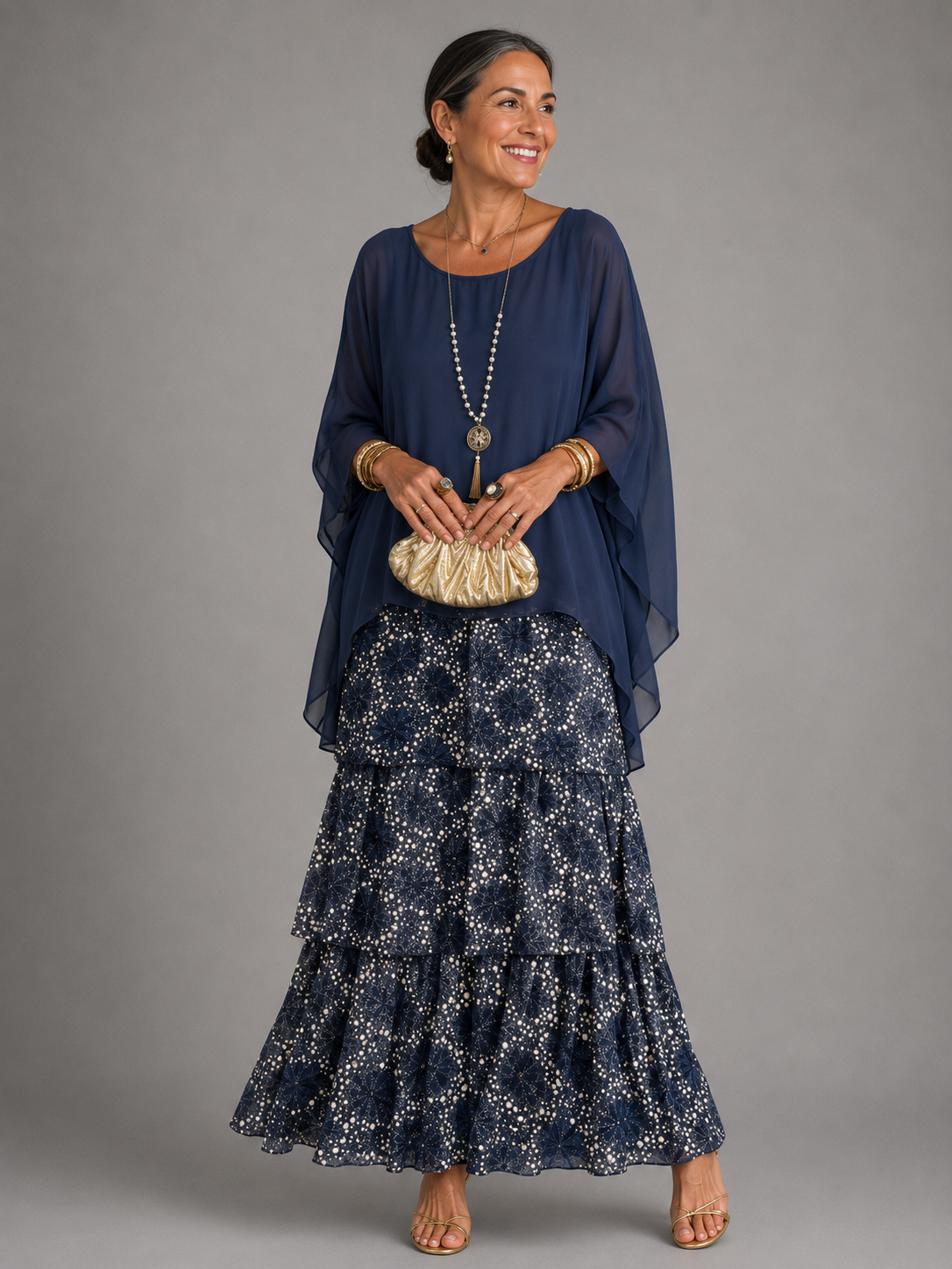 Olivia | Elegant Flowing Maxi Dress