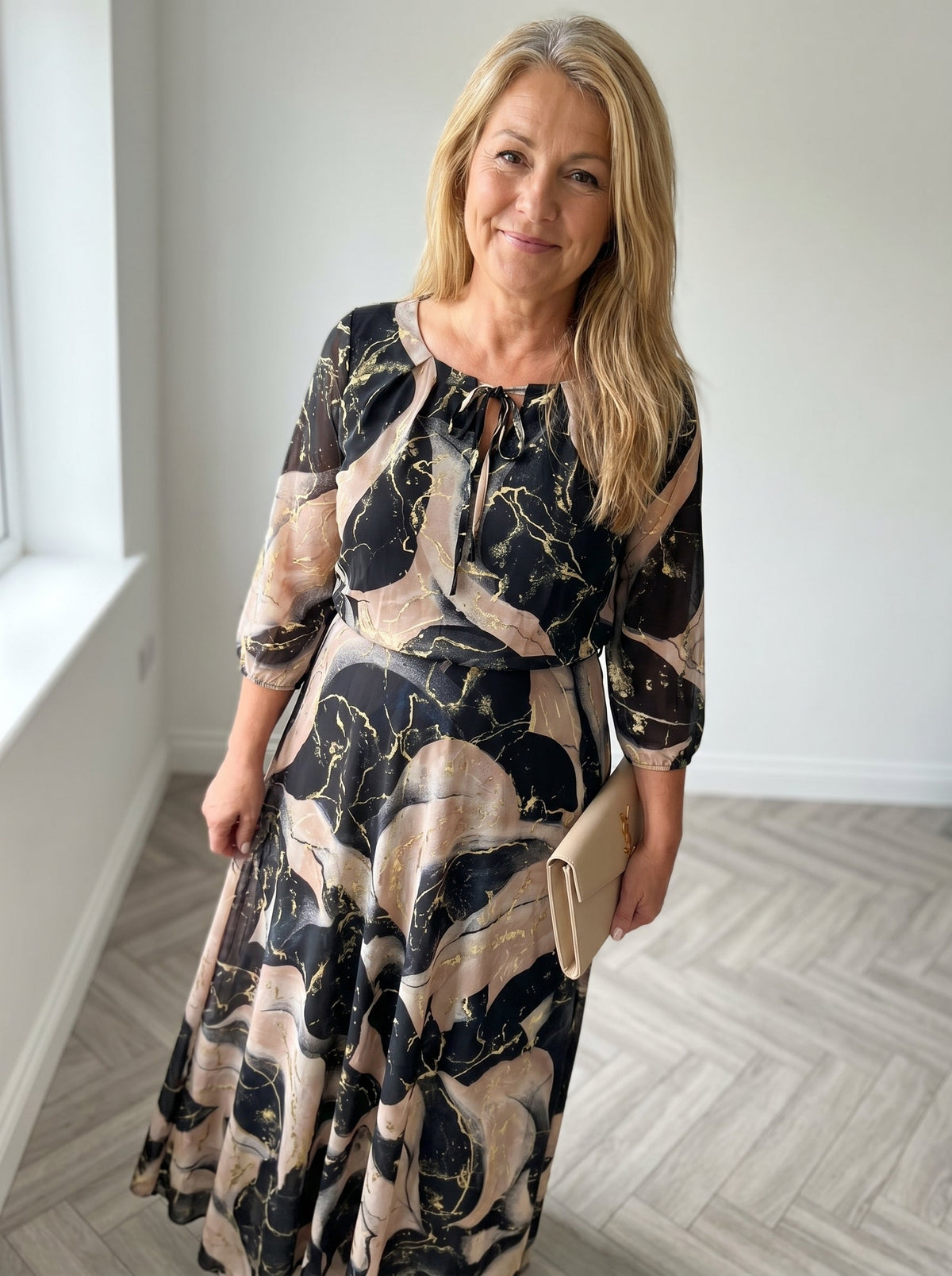 Susan | Chiffon Maxi Dress