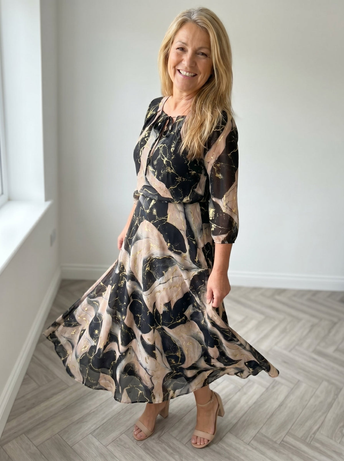 Susan | Chiffon Maxi Dress