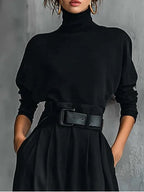 Lisa™ | Black 2-Piece Set with Belt